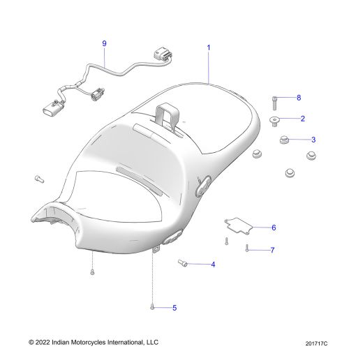 BODY, SEAT (HEATED)