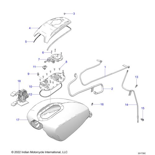 FUEL SYSTEM, FUEL TANK ASM.