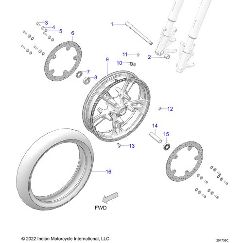 WHEEL, FRONT