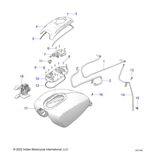 FUEL SYSTEM, FUEL TANK ASM.