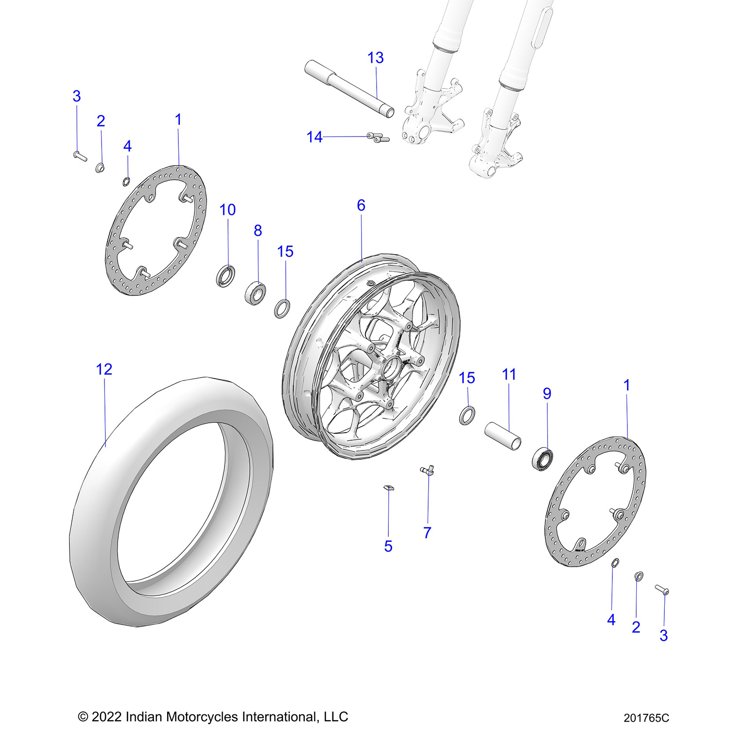 WHEEL, FRONT