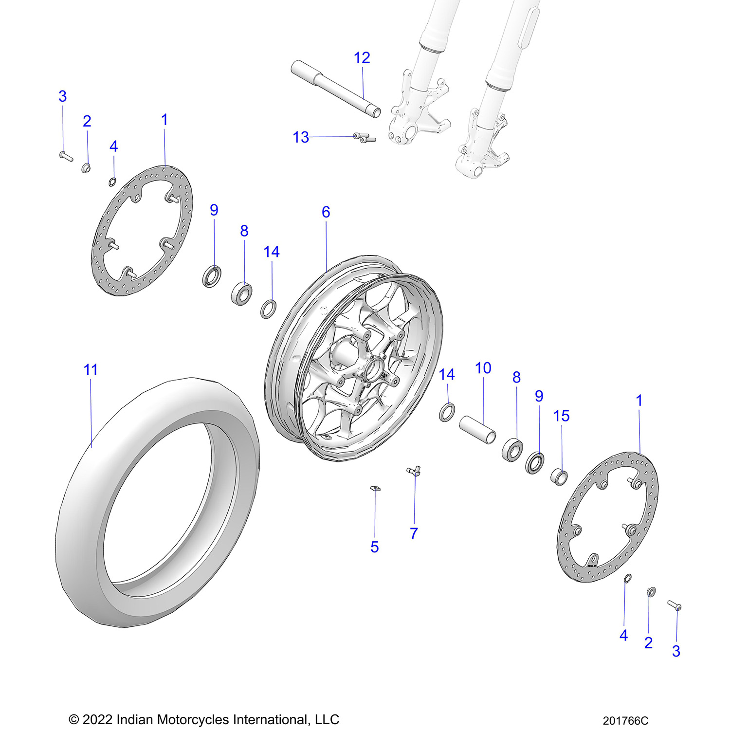 WHEEL, FRONT