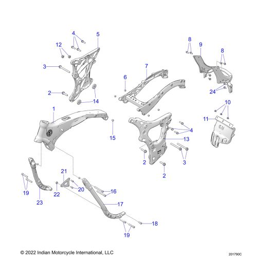 CHASSIS, FRAME ASM.