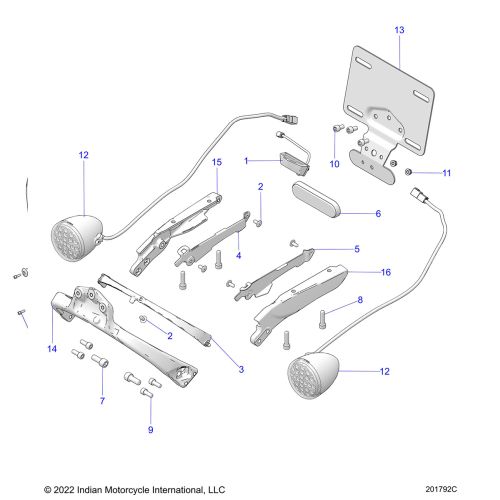 ELECTRICAL, REAR LIGHTING AND TURN SIGNALS (PACIFIC MODELS ONLY)