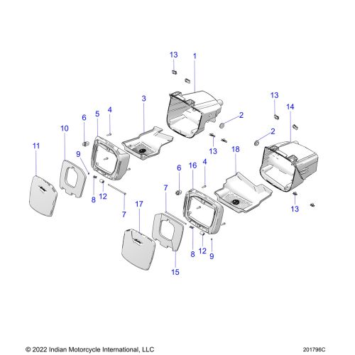 BODY, FAIRING, LOWER STORAGE (PREMIUM ONLY)