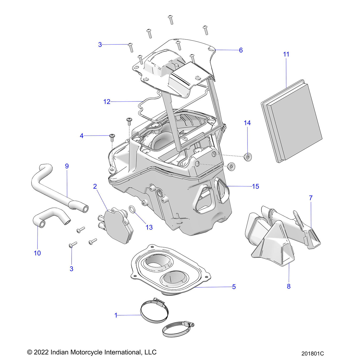 ENGINE, AIR INTAKE