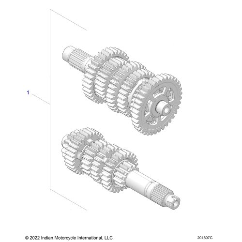 DRIVE TRAIN, INPUT / OUTPUT SHAFT ASM.