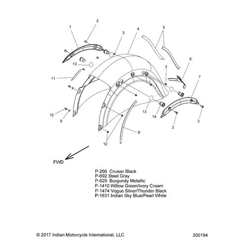 COVER-STRUT,CRUISER,RH,CHR