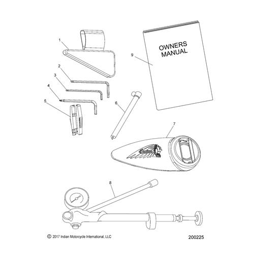 KIT, TOOLS [INCL.1-4,7]