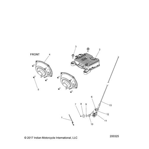 CLIP-M5, STUD MOUNT TIE