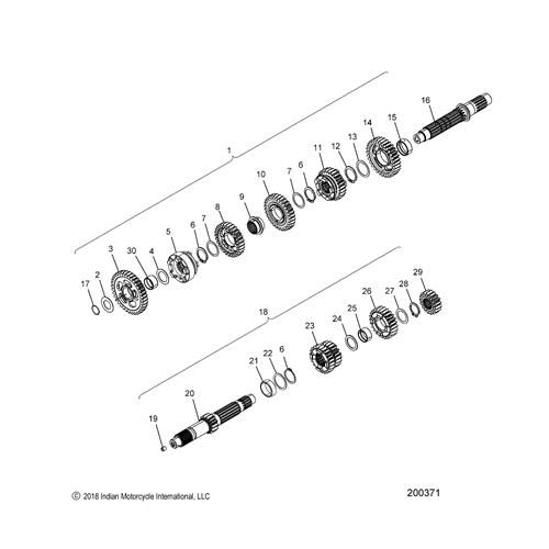 ASM-OUTPUT,5 SPEED [INCL. 1-17,30]