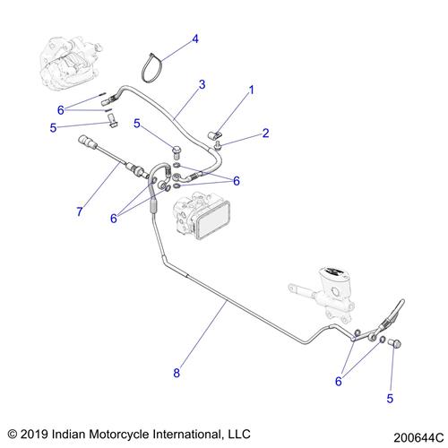 CLAMP-REAR BRAKE