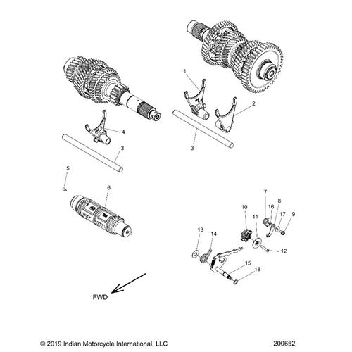 FORK, SHIFT, 2ND/4TH