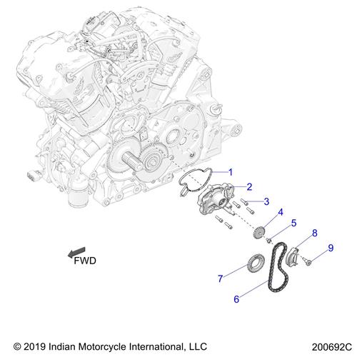 GASKET-COVER,WATER PUMP