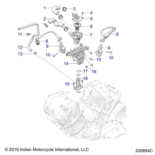 ASM., TSTAT HOUSING,COMPLETE (INCL. 1-14,16-18)