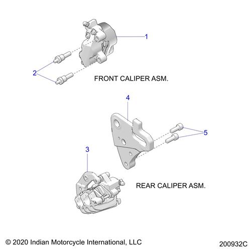 ASM. CALIPER, FRONT, LH