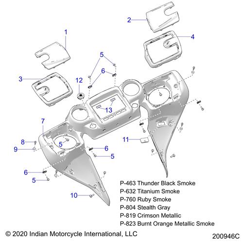 SCREEN-SPEAKER,LH,FLT BLK