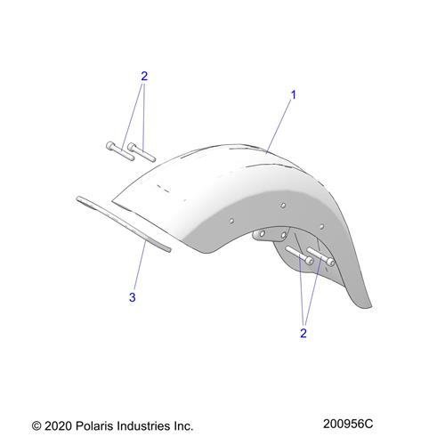 ASM-FENDER,FRONT,BLUE SILVER