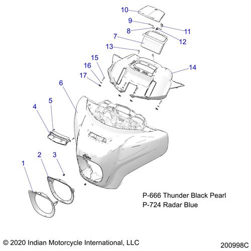 BEZEL-HEADLIGHT,BLKPRL