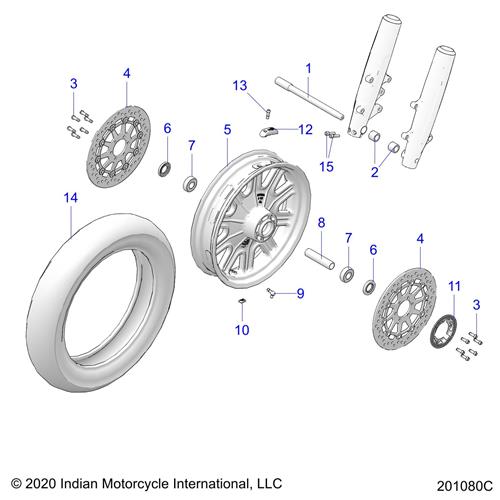 AXLE, FRONT