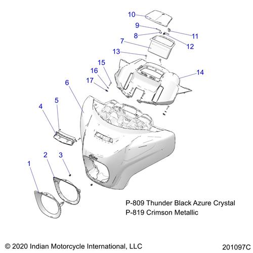 BEZEL-HEADLIGHT,CHR