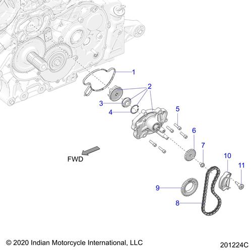 GASKET-COVER,WATER PUMP