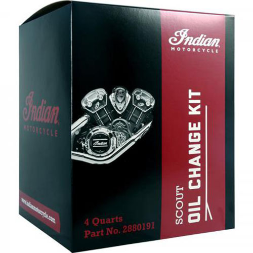 Indian Motorcycle Oil Change Service Kit For Indian Scout Models