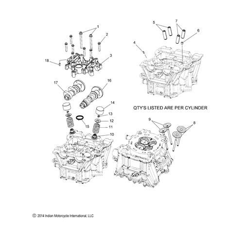 ASM., CYLINDER HEAD, FRONT [INCL.1,3,4,5,6]