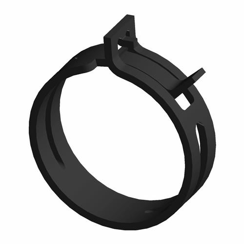 SPRINGBAND-CLAMP 38/12 BLK