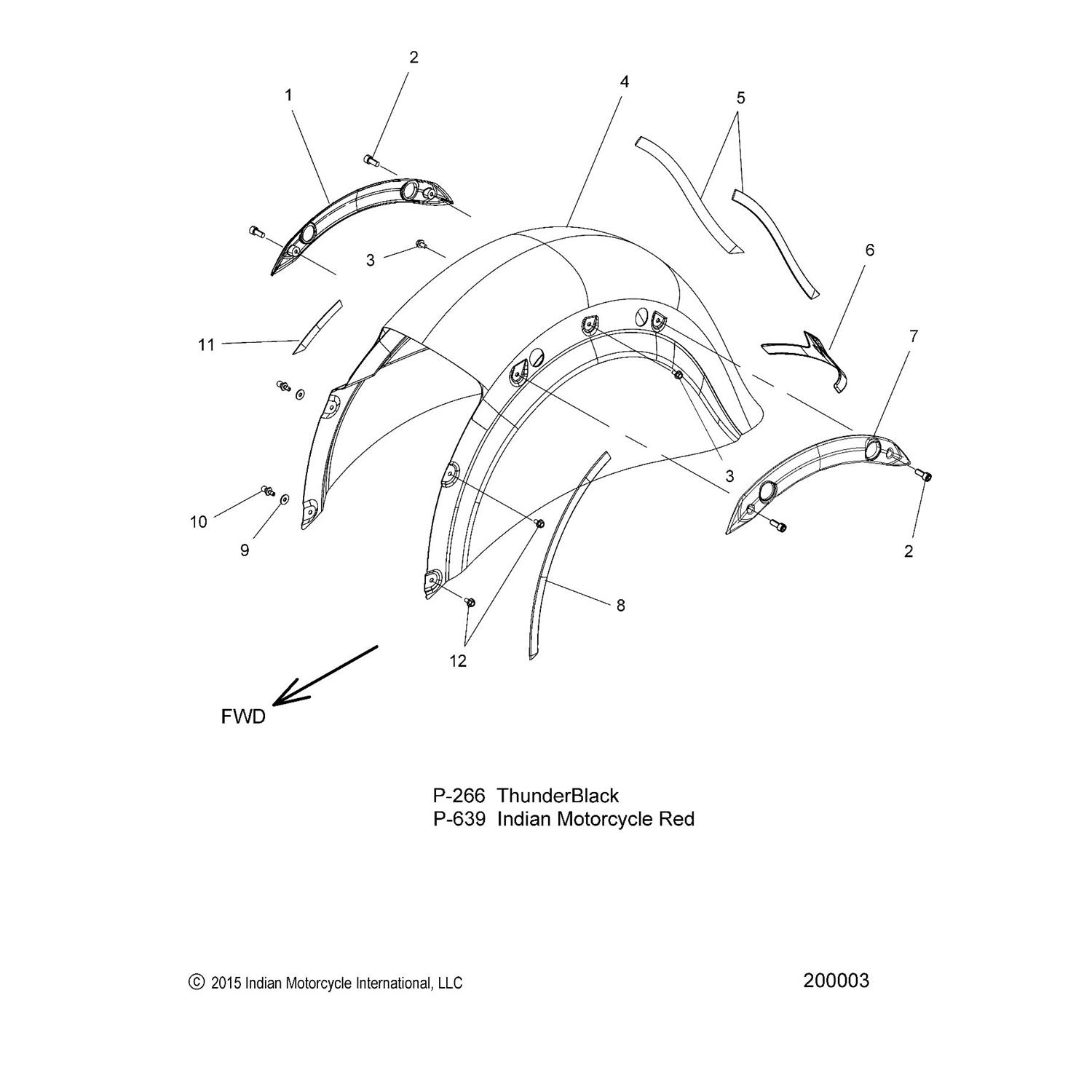 TRIM, REAR FENDER, RH, REAR