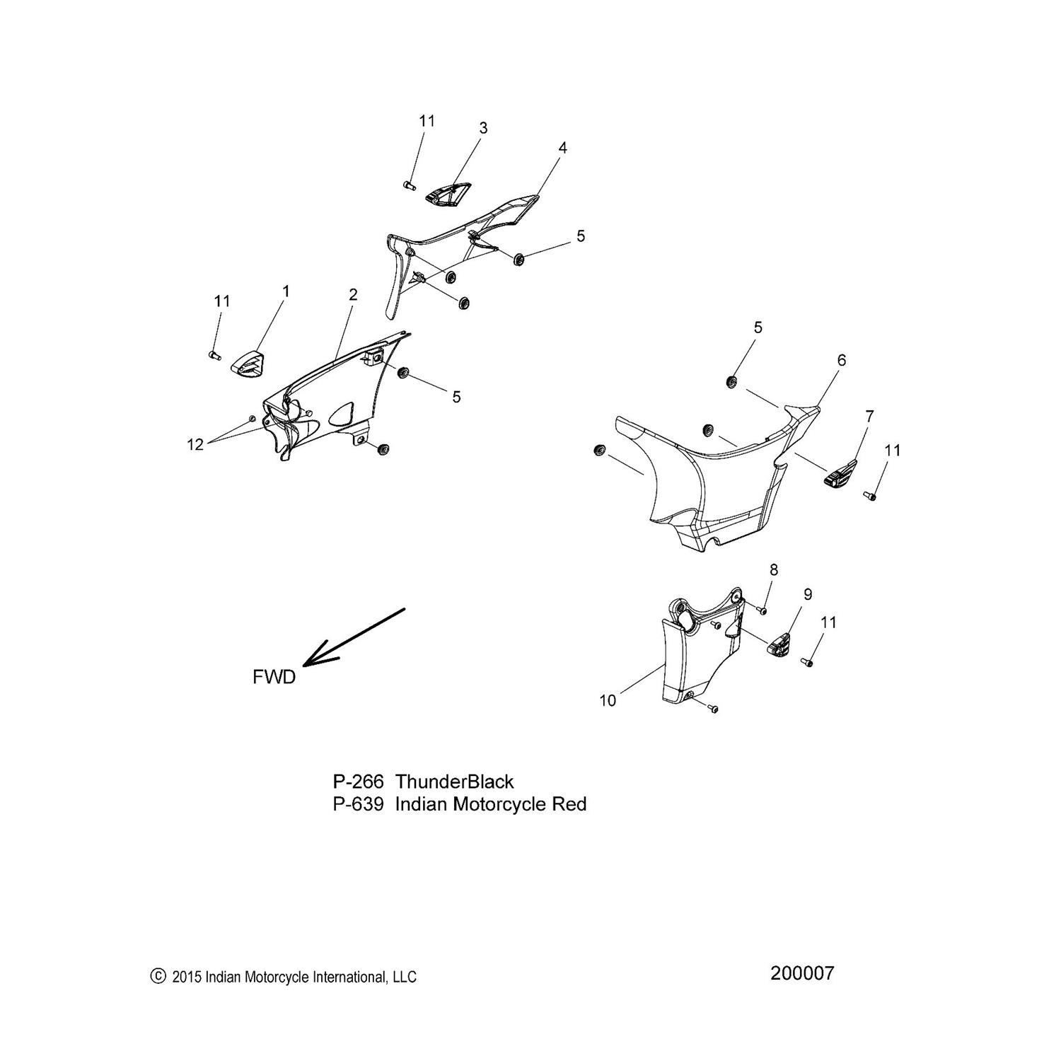 COVER,TIPOVER MOUNT, UPR,RH