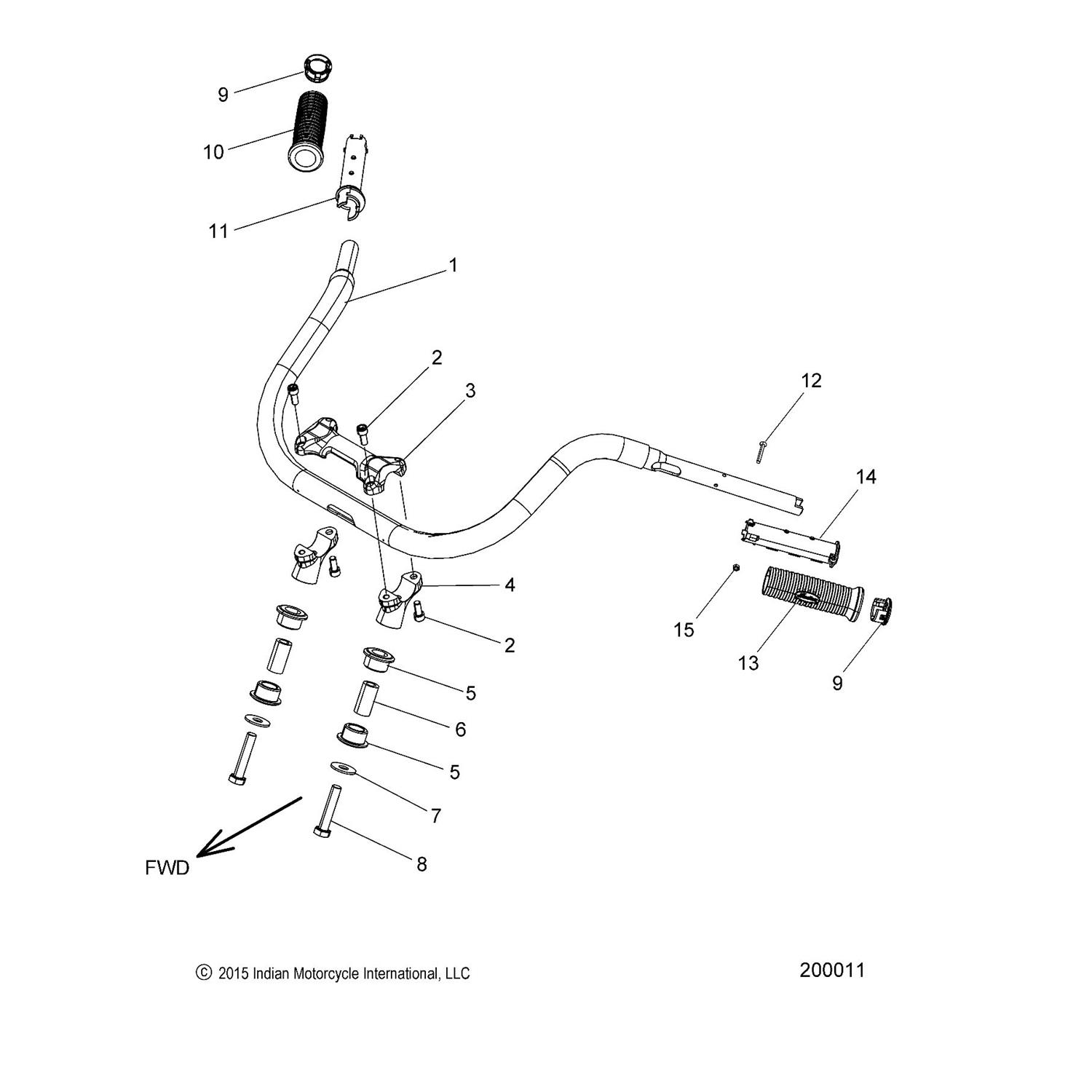 TUBE, GRIP, LH