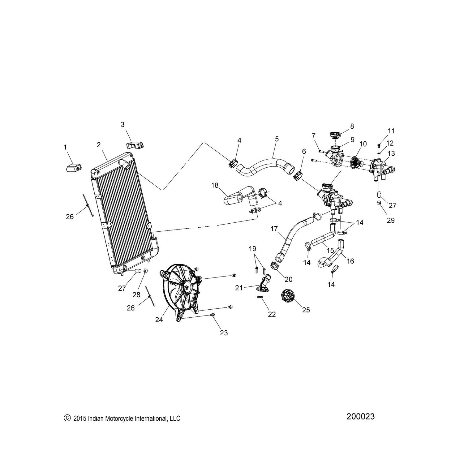 ASM., HOUSING, THERMOSTAT