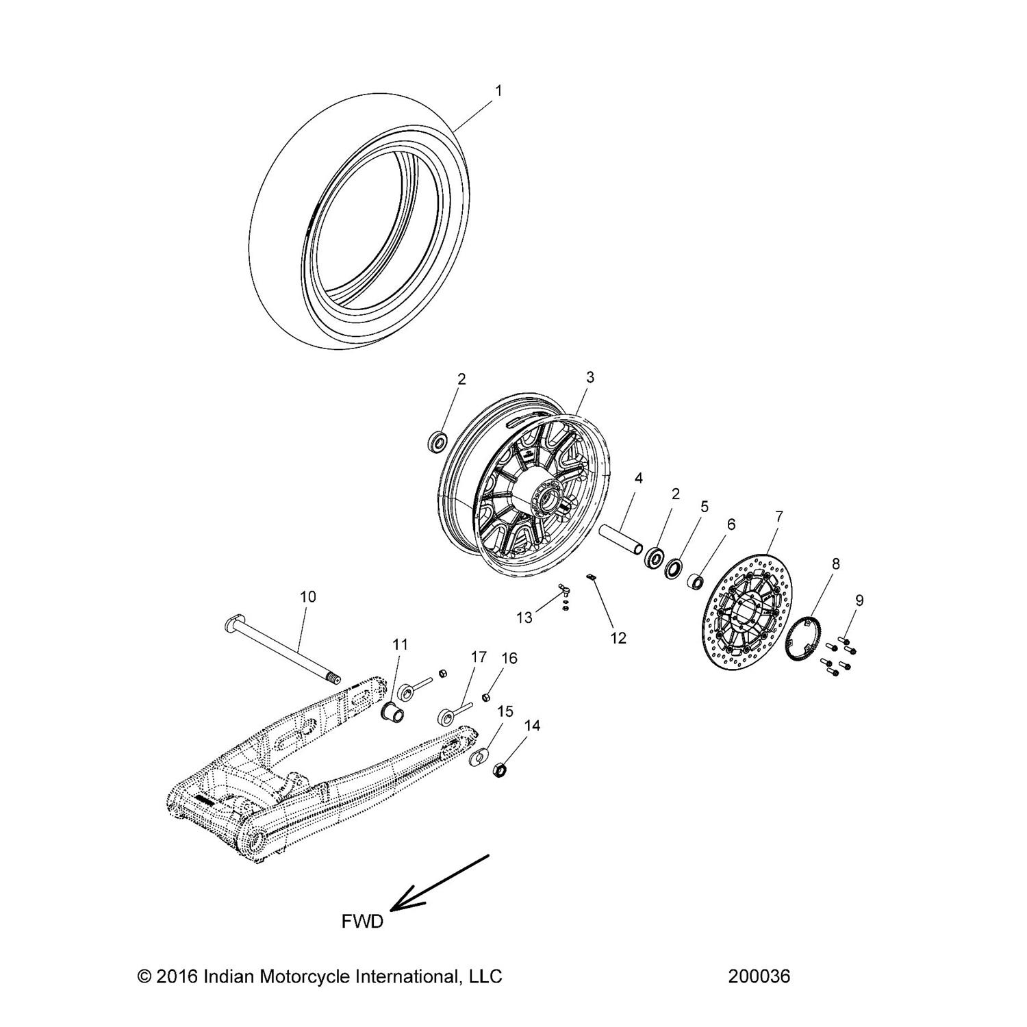 SCREW, ROTOR BOLT