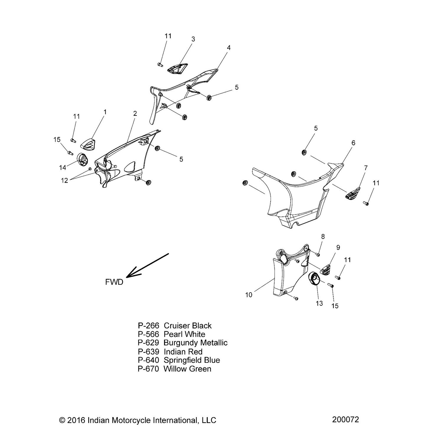 COVER,TIPOVER MOUNT, UPR,RH