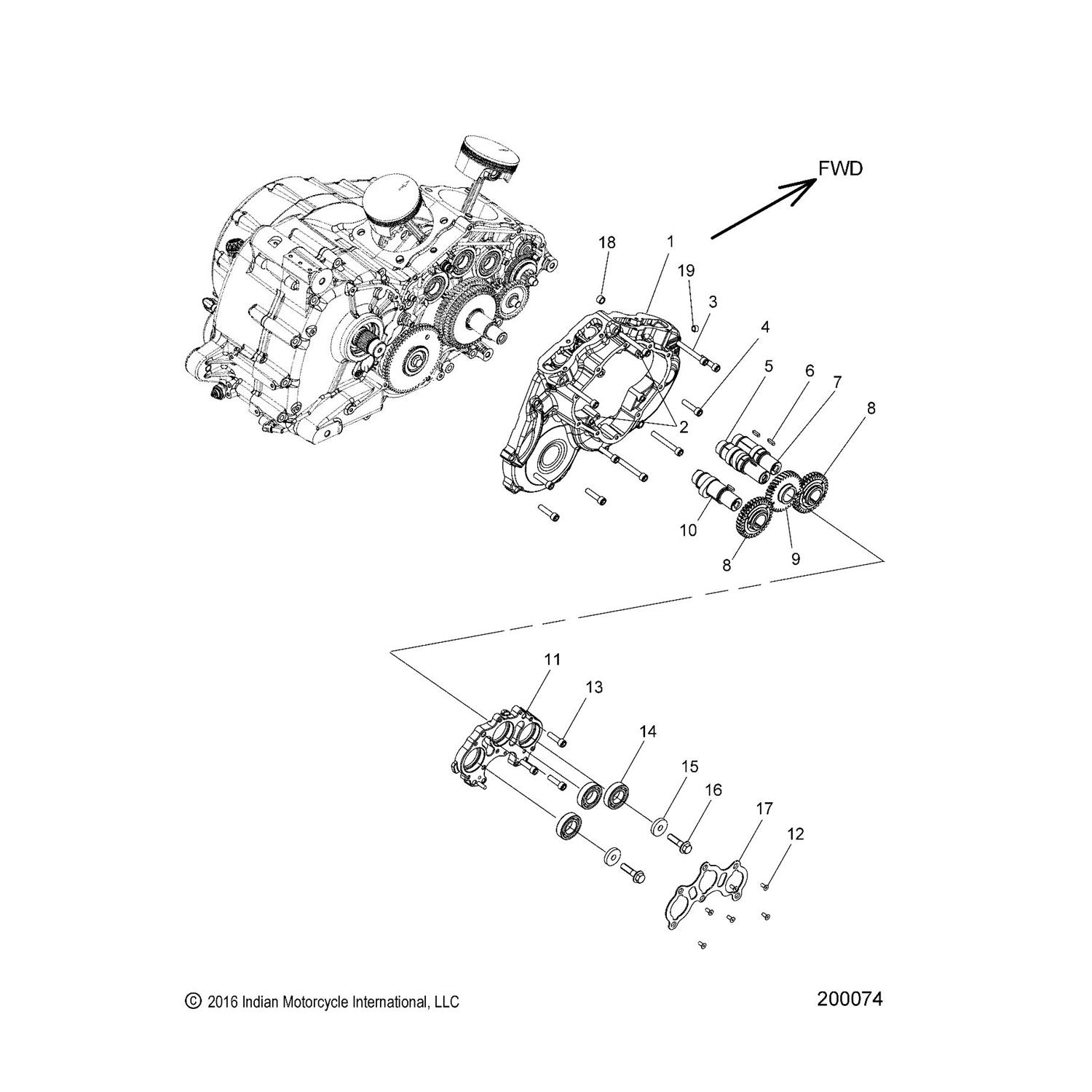 RETAINER, BEARING, OUTER CAMS