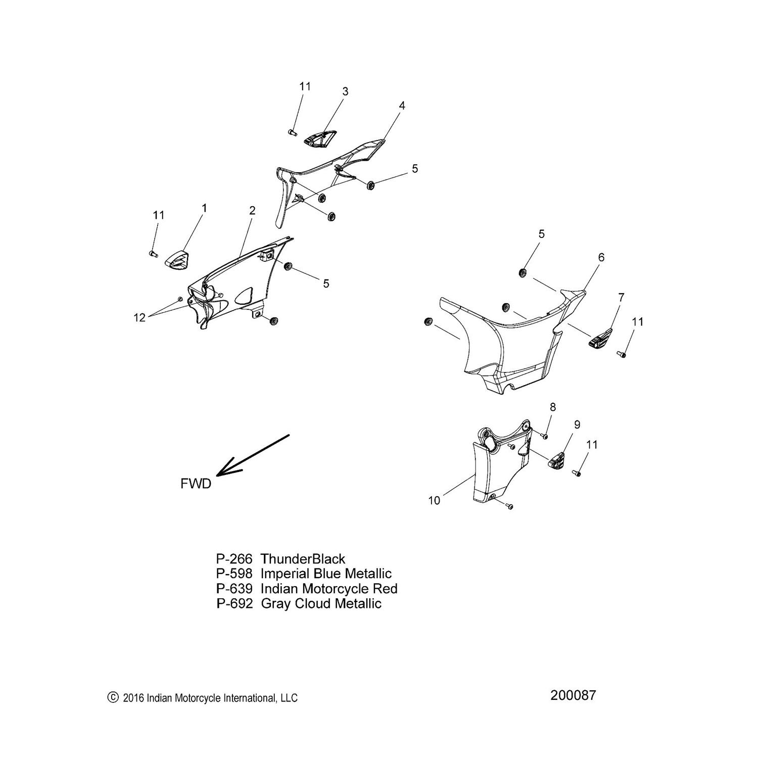 COVER, SIDE, UPPER, RH