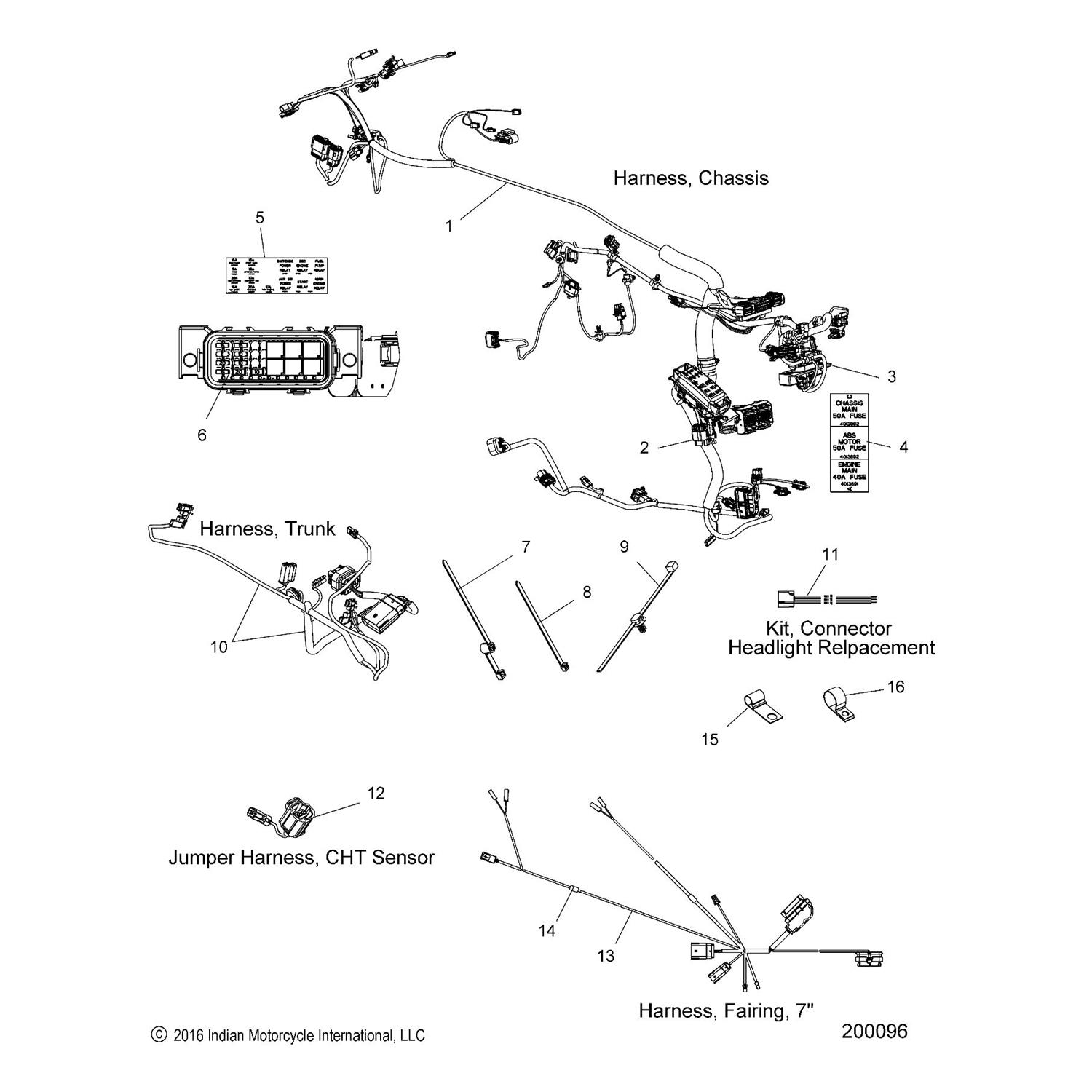 COVER, WIRE, TRUNK [ROADMASTER]