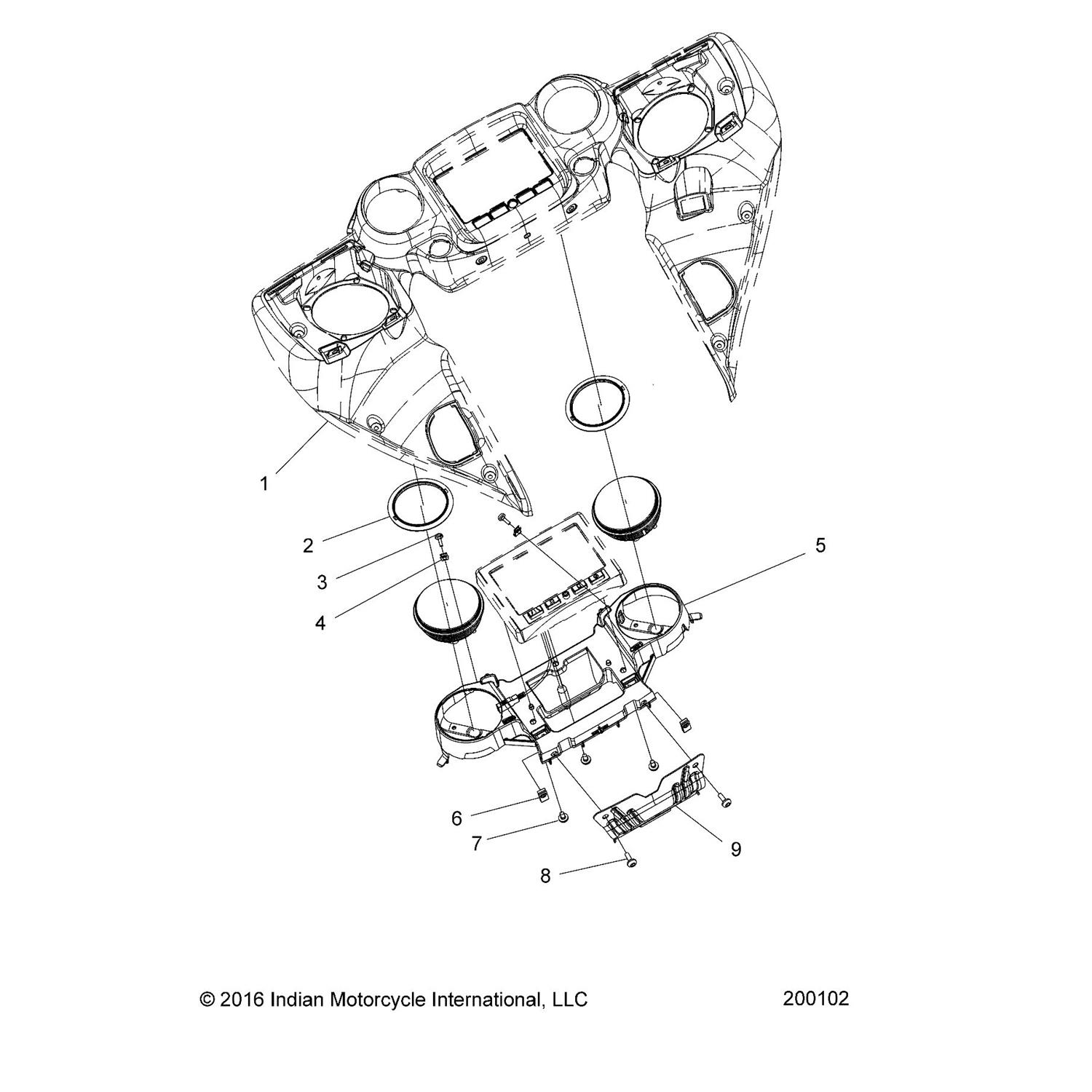 BRKT-DISPLAY/CPI FAIRING