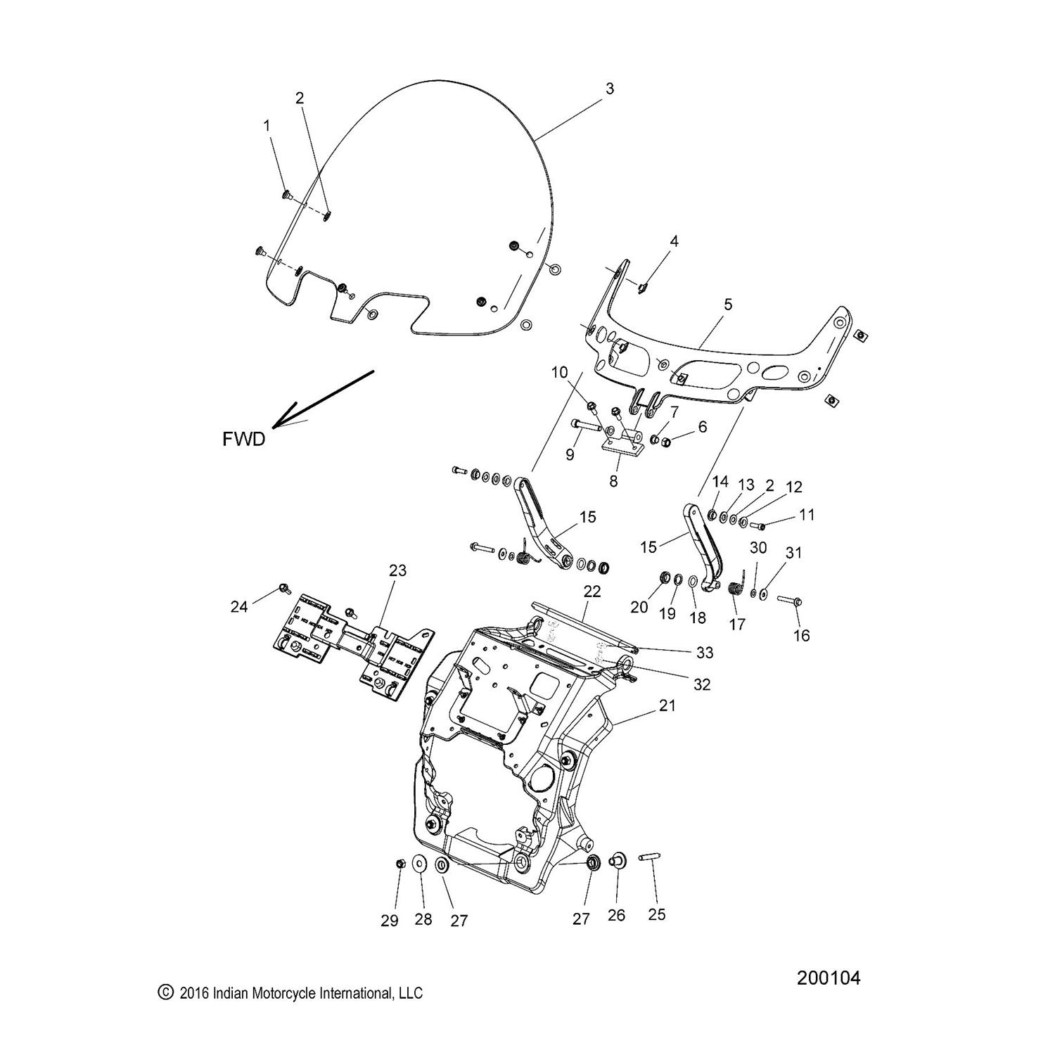 STUD [SEE STEERING, UPPER AND LOWER CLAMPS]