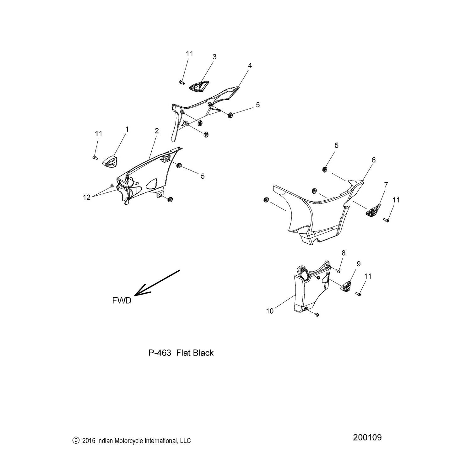 COVER,TIPOVER MOUNT, UPR,RH