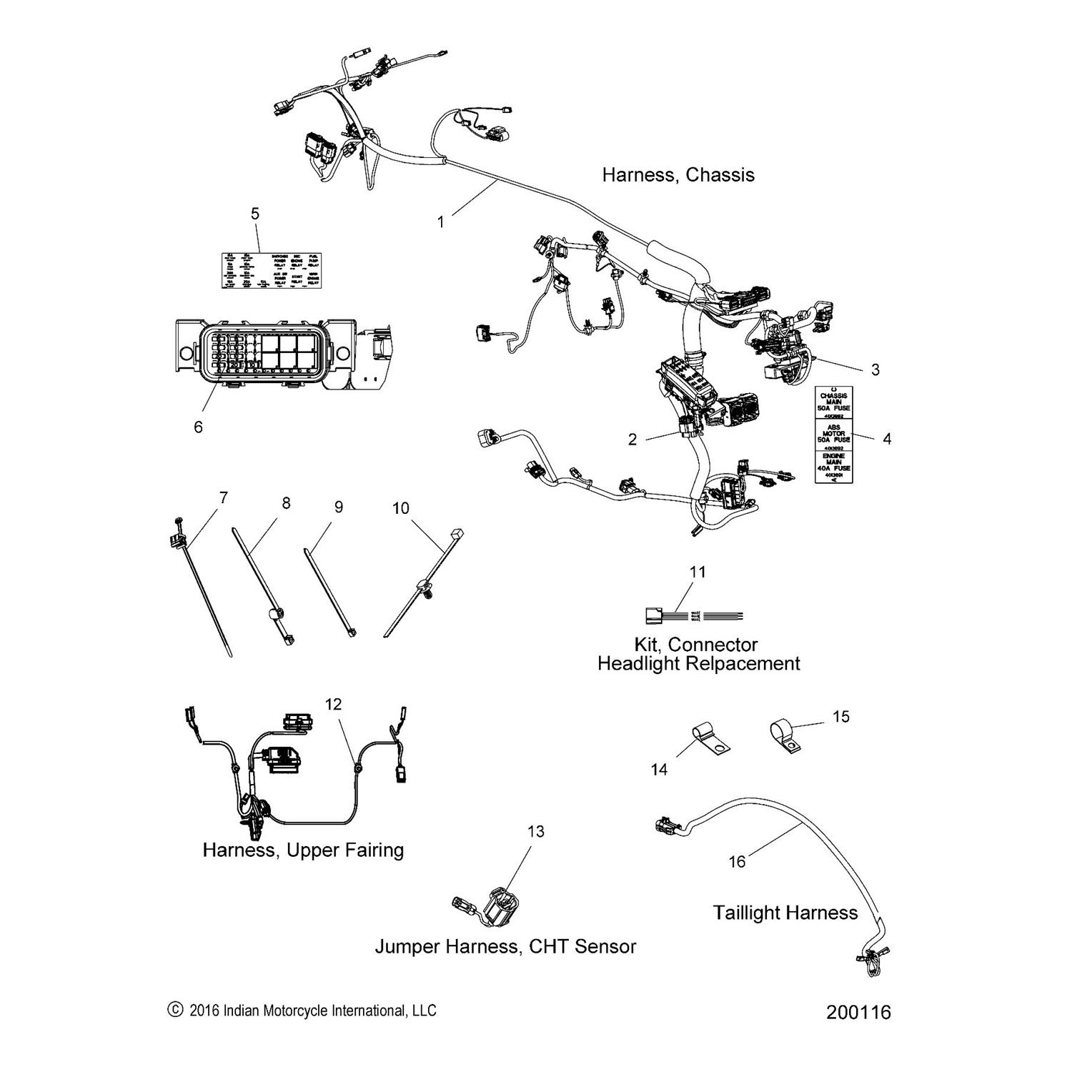 HARNESS, CHASSIS