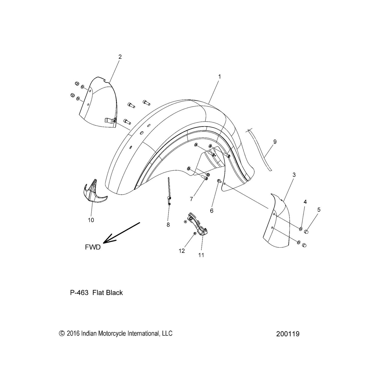 COVER, CALIPER, RH