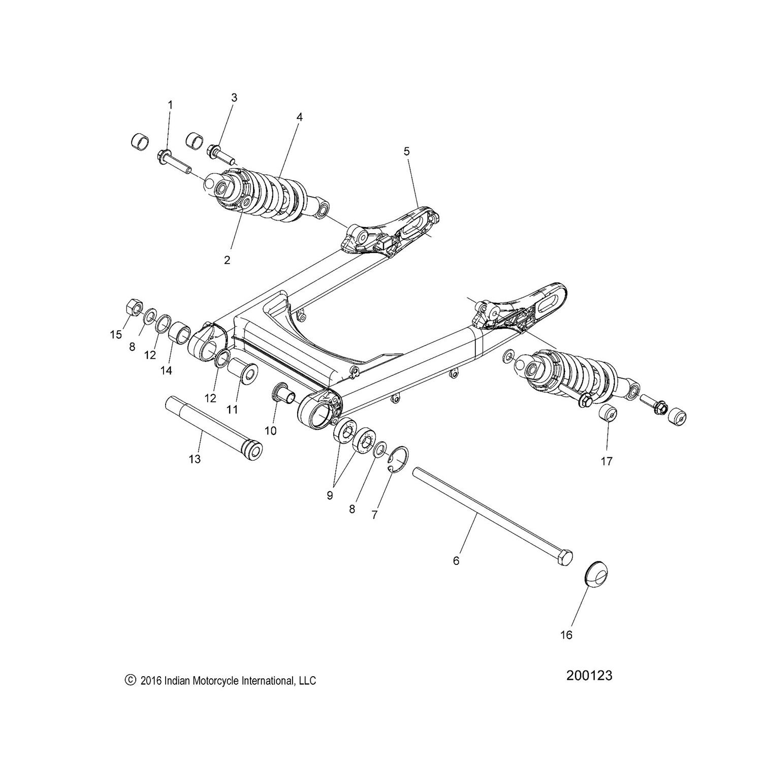 ASM., SWINGARM [INCL. 7,9,12,14]