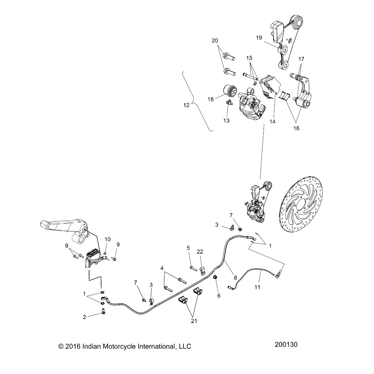 CLAMP-REAR BRAKE