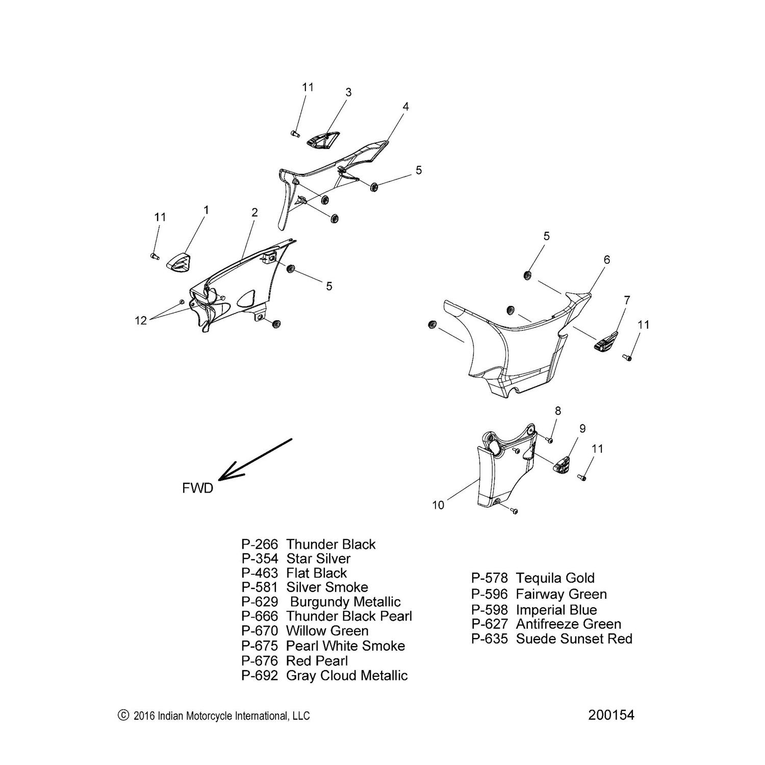 COVER, SIDE, LOWER, RH