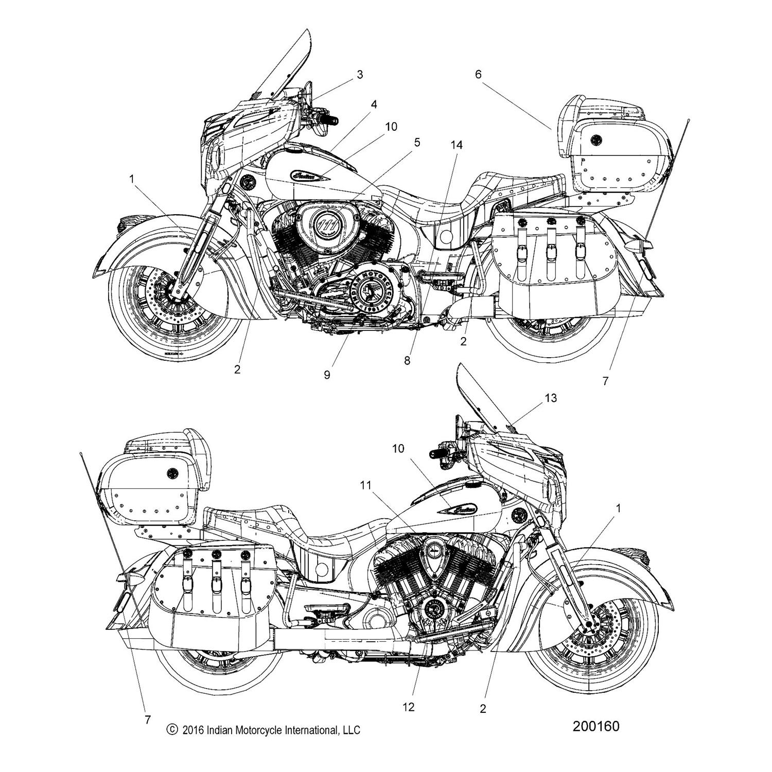 COVER, AIRBOX CAP, CHROME