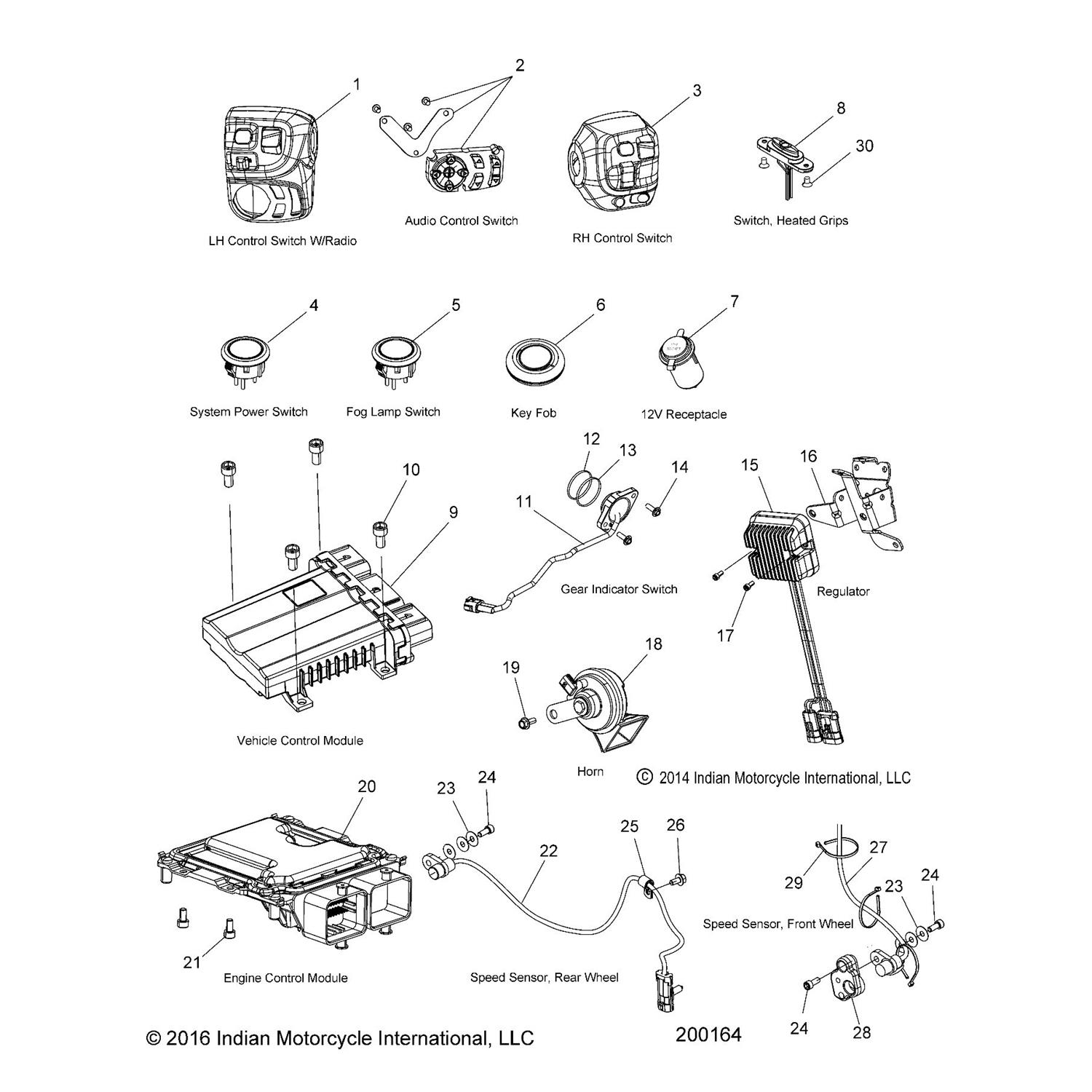 SENSOR, WHEEL SPEED, FRONT