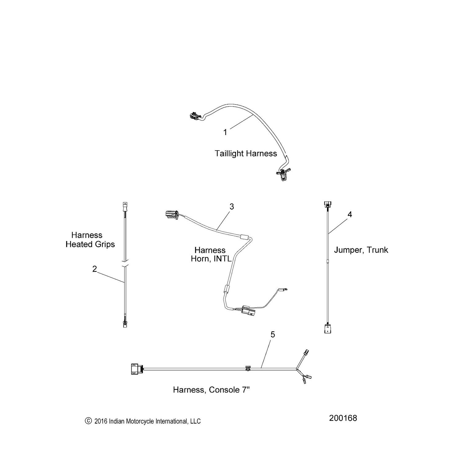 HARNESS, HEATED GRIPS [ROADMASTER]