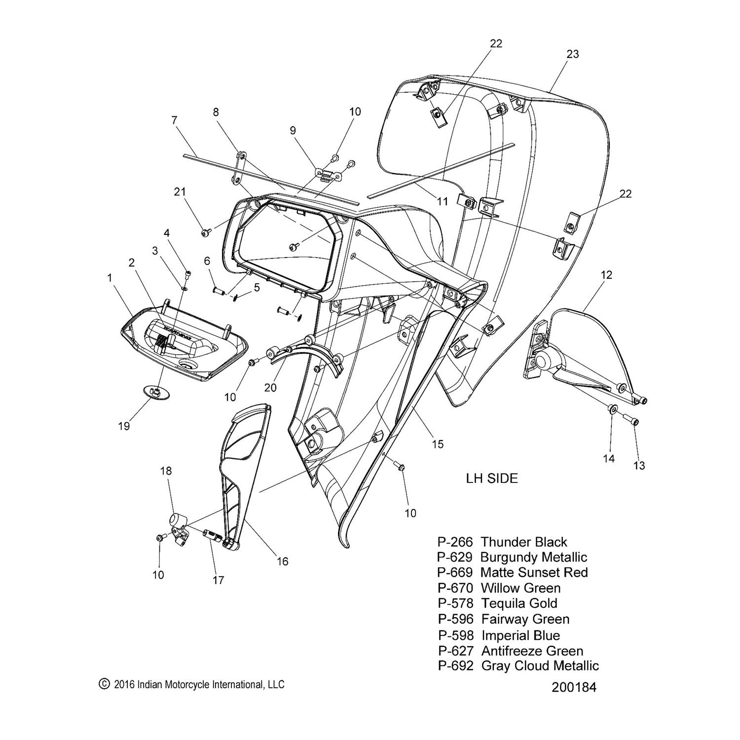 FAIRING, LWR, OUTER, LH